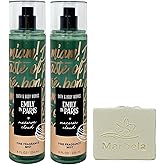 Bath & Body Works Emily In Paris - Macaron Cloud 2 Pack Fine Fragrance Mist Gift Set with a Natural Oats Bar Soap - Full Size