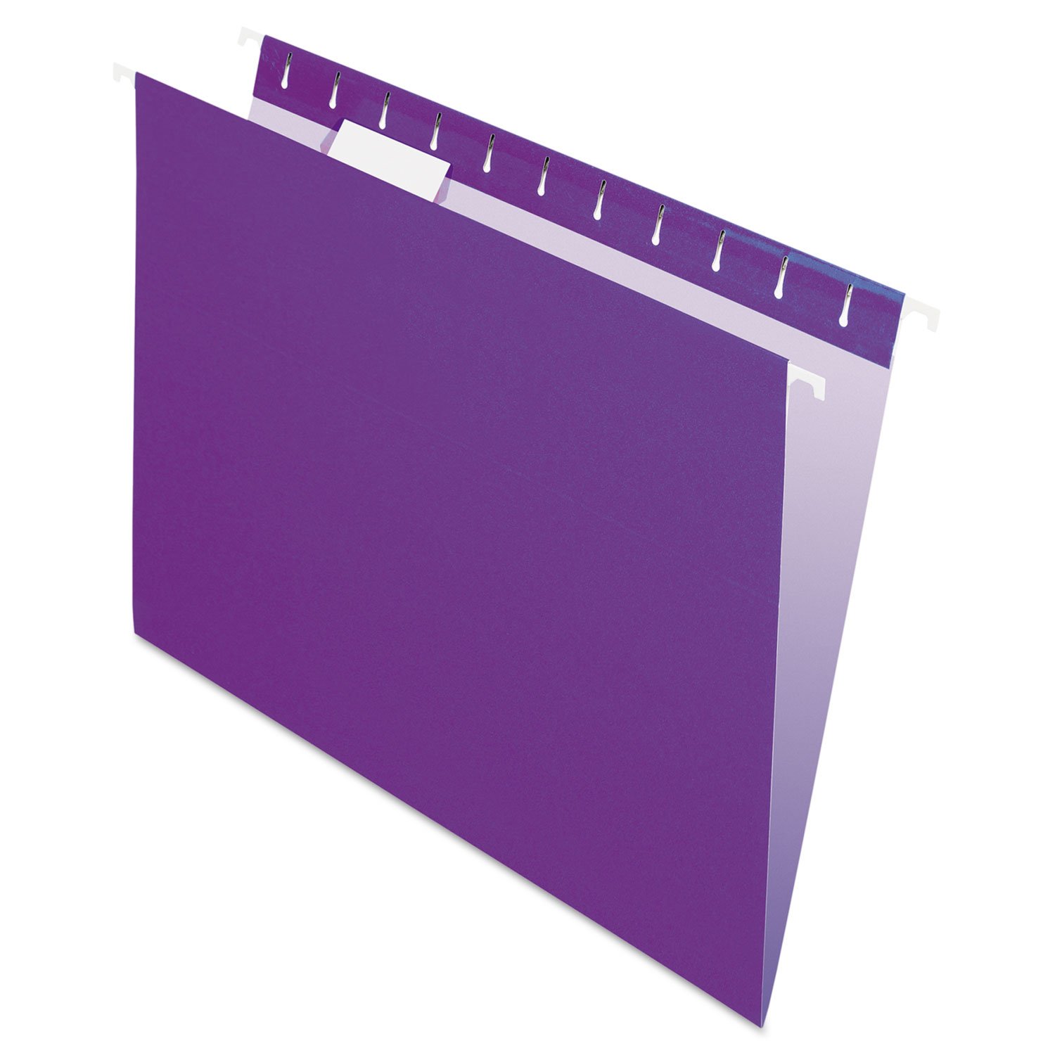 Pendaflex Recycled Hanging Folders, Letter Size, Violet, 1/5 Cut, 25/BX (81611) — image 1