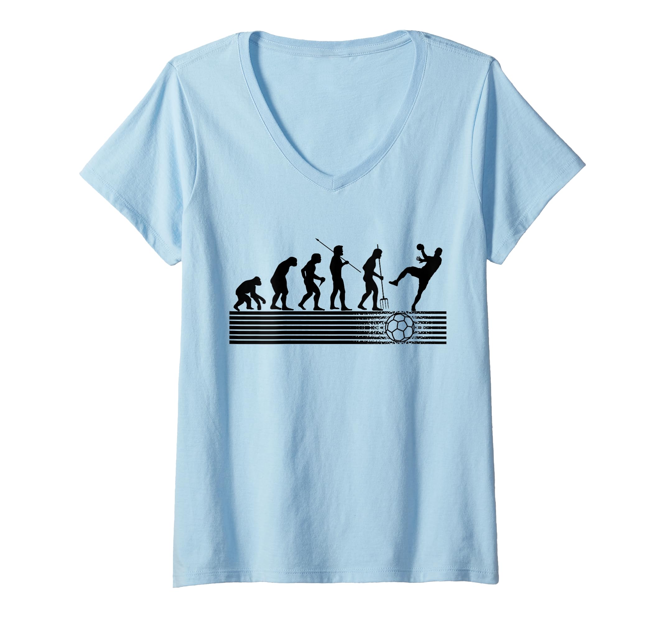 Women's Handballers Handball games Handballplayer Handball V-Neck T-Shirt