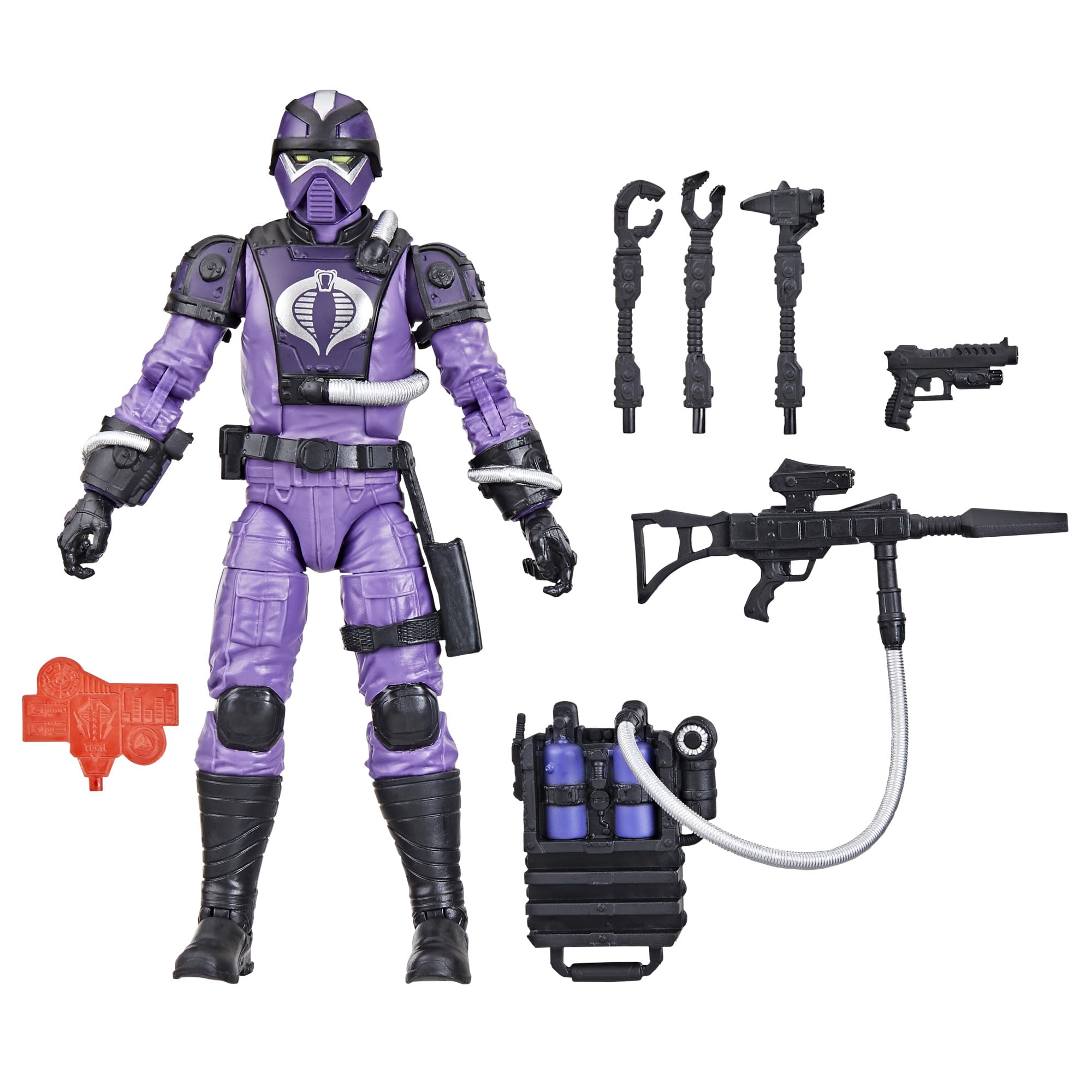 G.I. Joe Classified Series #117, Techno-Viper, Collectible 6-Inch Action Figure with 8 Accessories