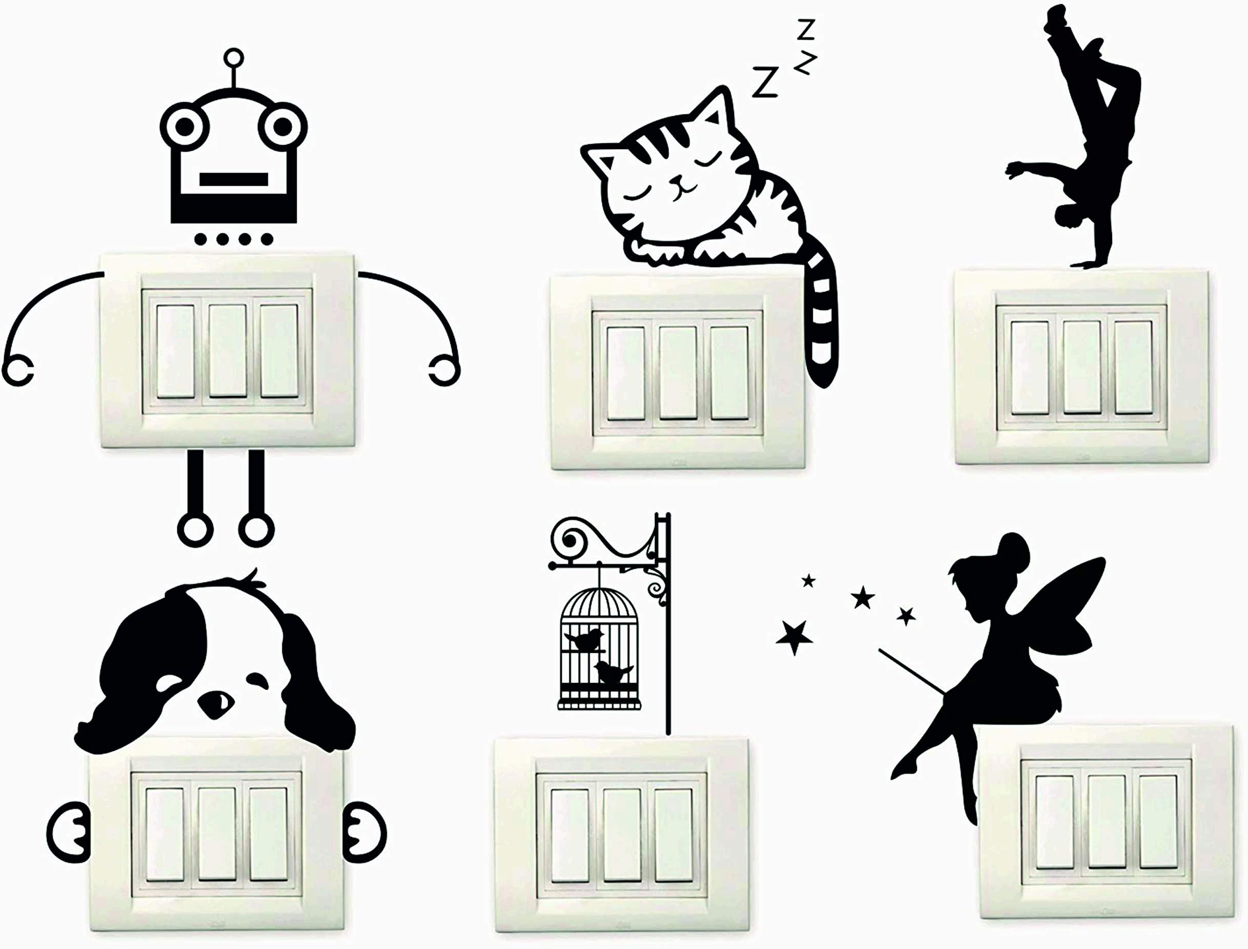 Decor Kafe Switch Board Wall Sticker
