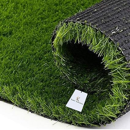 Kuber Industries Grass Door Mat - 24x15, Green