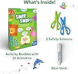 Skillmatics Snip Snip Animals Scissor Skills Activity Book Kit view 2