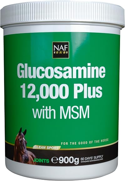 NAF Glucosamine 12,000 Plus with MSM – 900g Joint Support for Horses