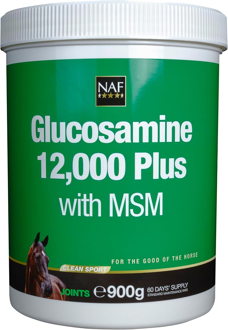 NAF Glucosamine 12,000 Plus with MSM – 900g Joint Support for Horses