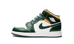 Jordan Youth Air 1 Mid GS 554725 371 Sonics - Size 7Y