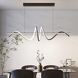 Modern Led Chandeliers for Dining Room, Dimmable