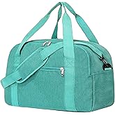 18" Small Carry on Bags for Airplanes with Laptop & Wet Compartment Underseat for Spirit Airlines Personal Item Travel Bag 18x14x8 in Duffle Gym Bag for Women Men