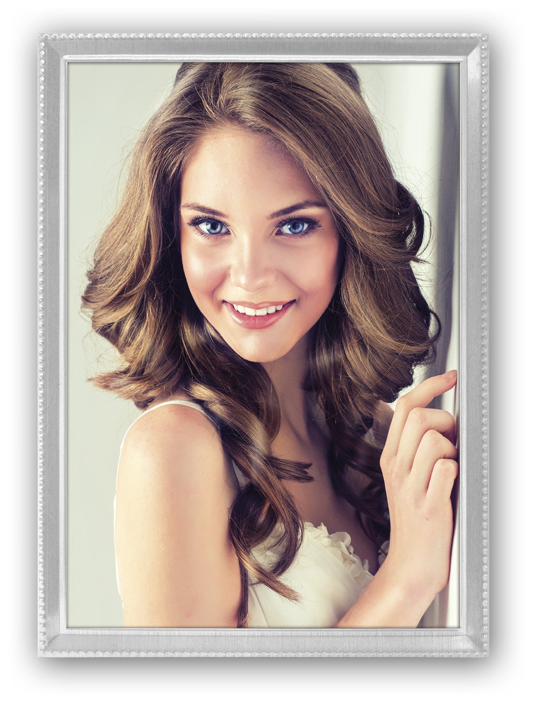 Zep HR0168 Rostock Metal Photo Frame, 15 x 20 cm, Silver, 20 x 16 x 2 cm