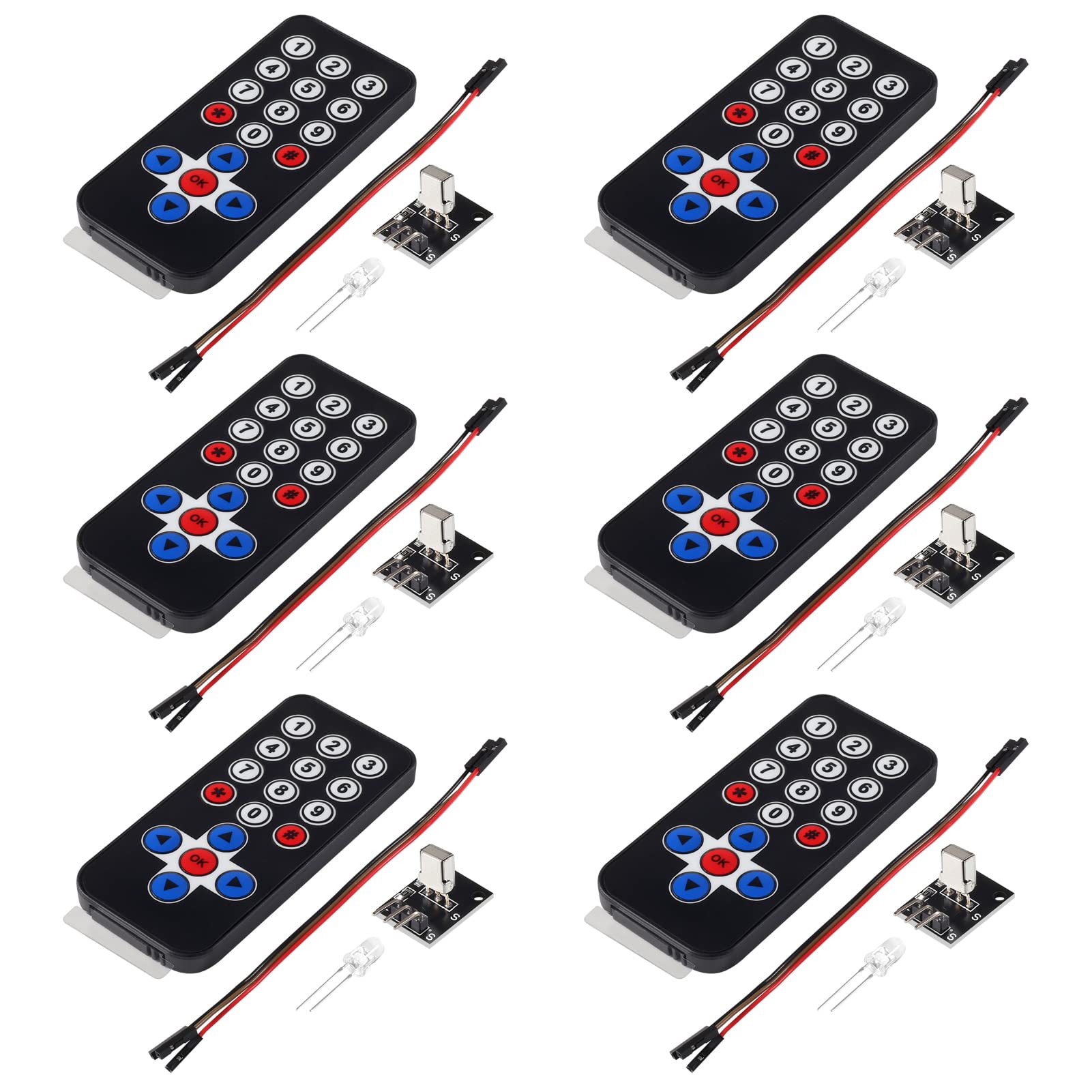 Mua 6 Sets Infrared IR Wireless Remote Control Module Kits DIY Kit ...