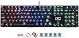 E-Element Z-88 RGB LED Backlit Water-Proof Mechanical Gaming Keyboard with 104 Keys Anti-Ghost keys, DIY Blue Switches, Black