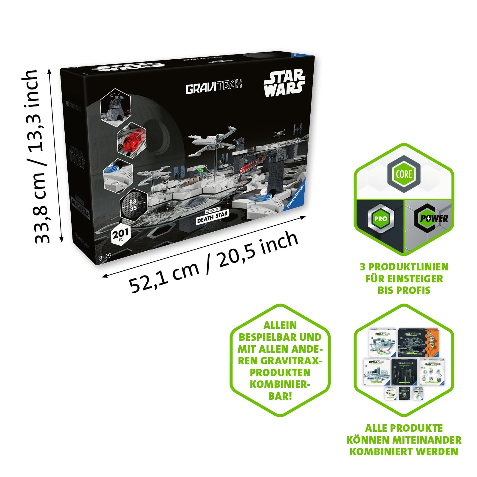 Ravensburger GraviTrax Base Action-Set Death Star - Kugelbahn ab 8 Jahre 6