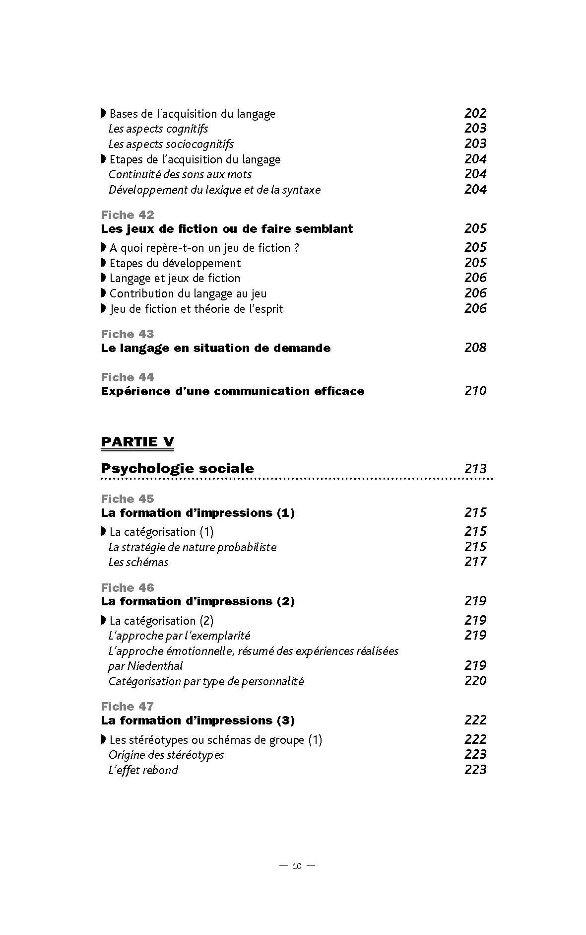 100 Fiches Pour Réussir Sa Licence De Psychologie