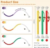 Nepfaivy Cat Toys Chew Ropes 6 PCS Catnip Dental Sticks Indoor Cats view 6