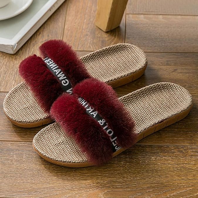 Pantofole da donna alla moda , caldo , morbido & comodo peloso , perfetto per casa utilizzo in autunno e inverno | SHEIN ALIA