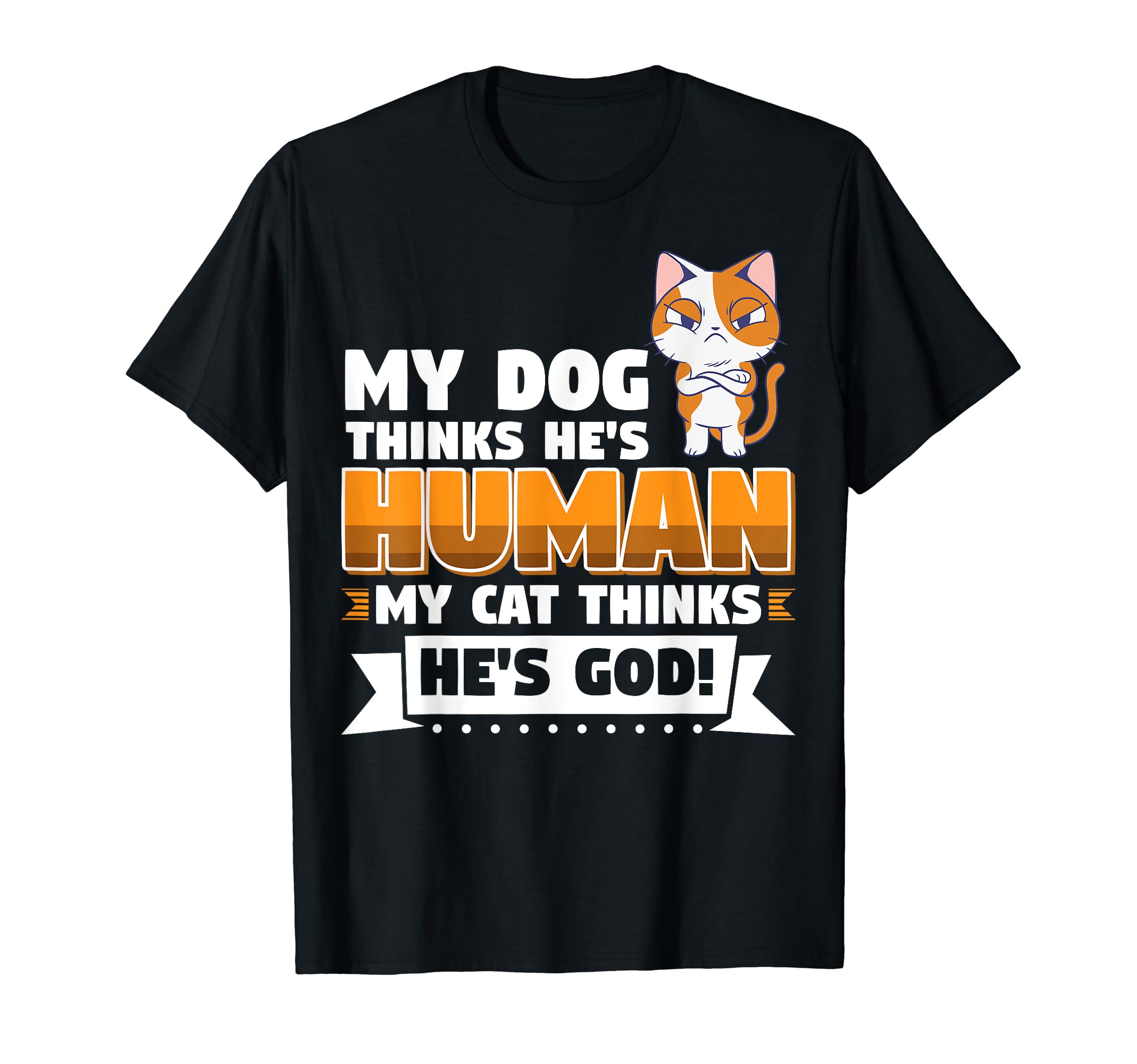 Funny Cat Kitten Cat Dog T-Shirt
