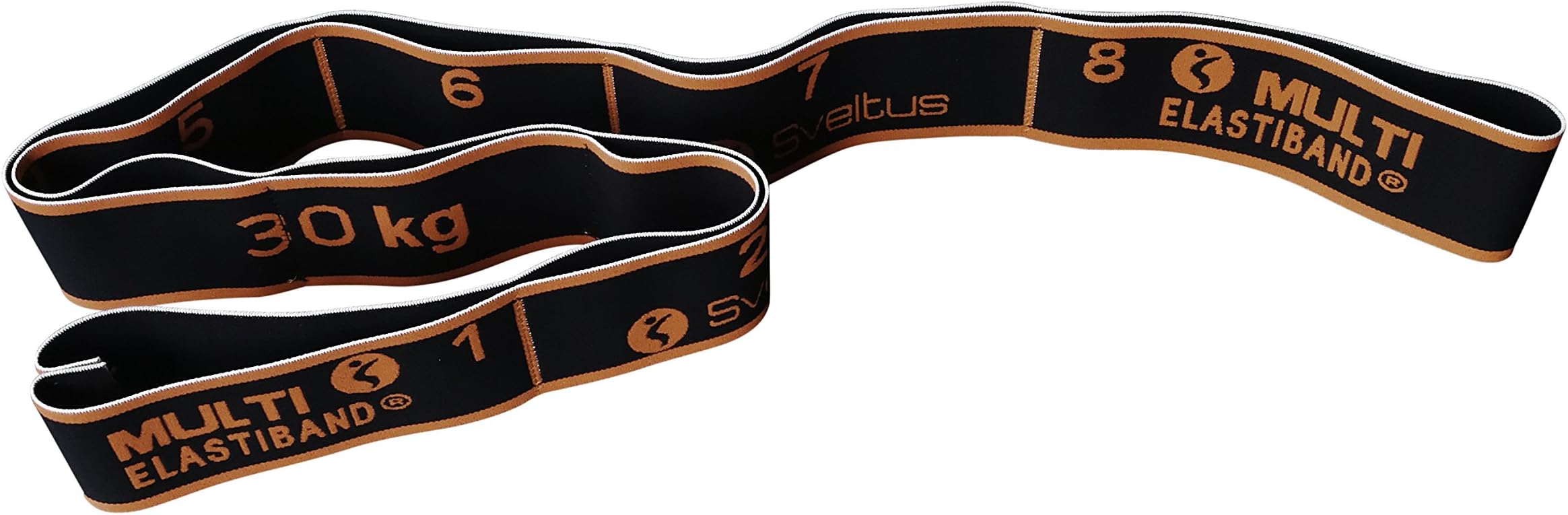 Sveltus Multi Elastiband 30kg Box + Poster Elastic Unisex Adult, Orange