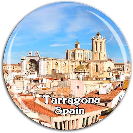 Amazon Co Jp 大聖堂タラゴナスペイン冷蔵庫マグネット3dクリスタルガラス観光都市旅行お土産コレクションギフト強い冷蔵庫ステッカー ホーム キッチン