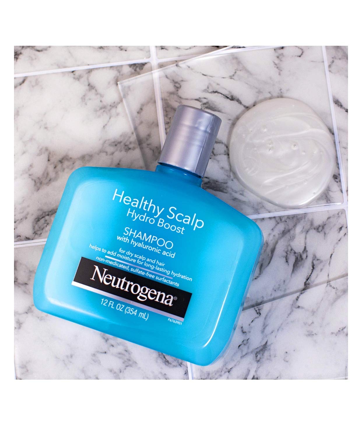 Neutrogena Moisturizing Healthy Scalp Hydro Boost Shampoo for Dry Hair and Scalp, with Hydrating Hyaluronic Acid, pH-Balanced, Paraben & Phthalate-Free, Color-Safe, 12 fl oz: Beauty