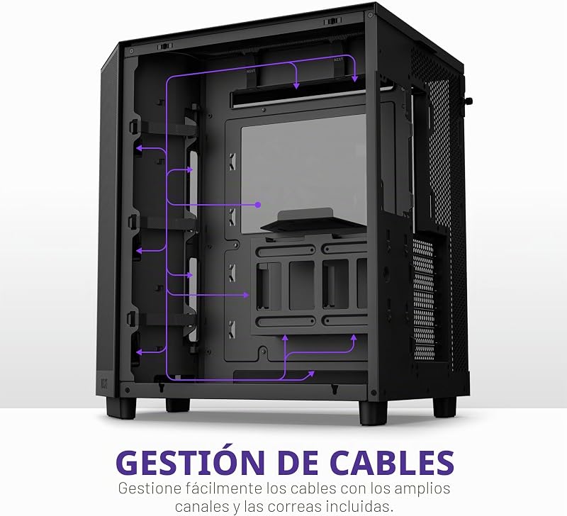 H6 Flow - Compact ATX Dual Camera PC Case - Preto