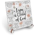 Amazon.com: Inspirational Christian Desk Decor Wood Sign Religious ...