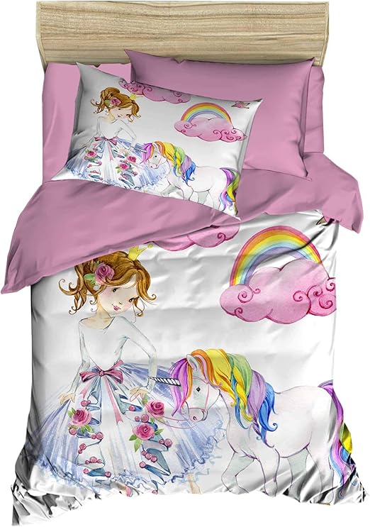 single unicorn bedding