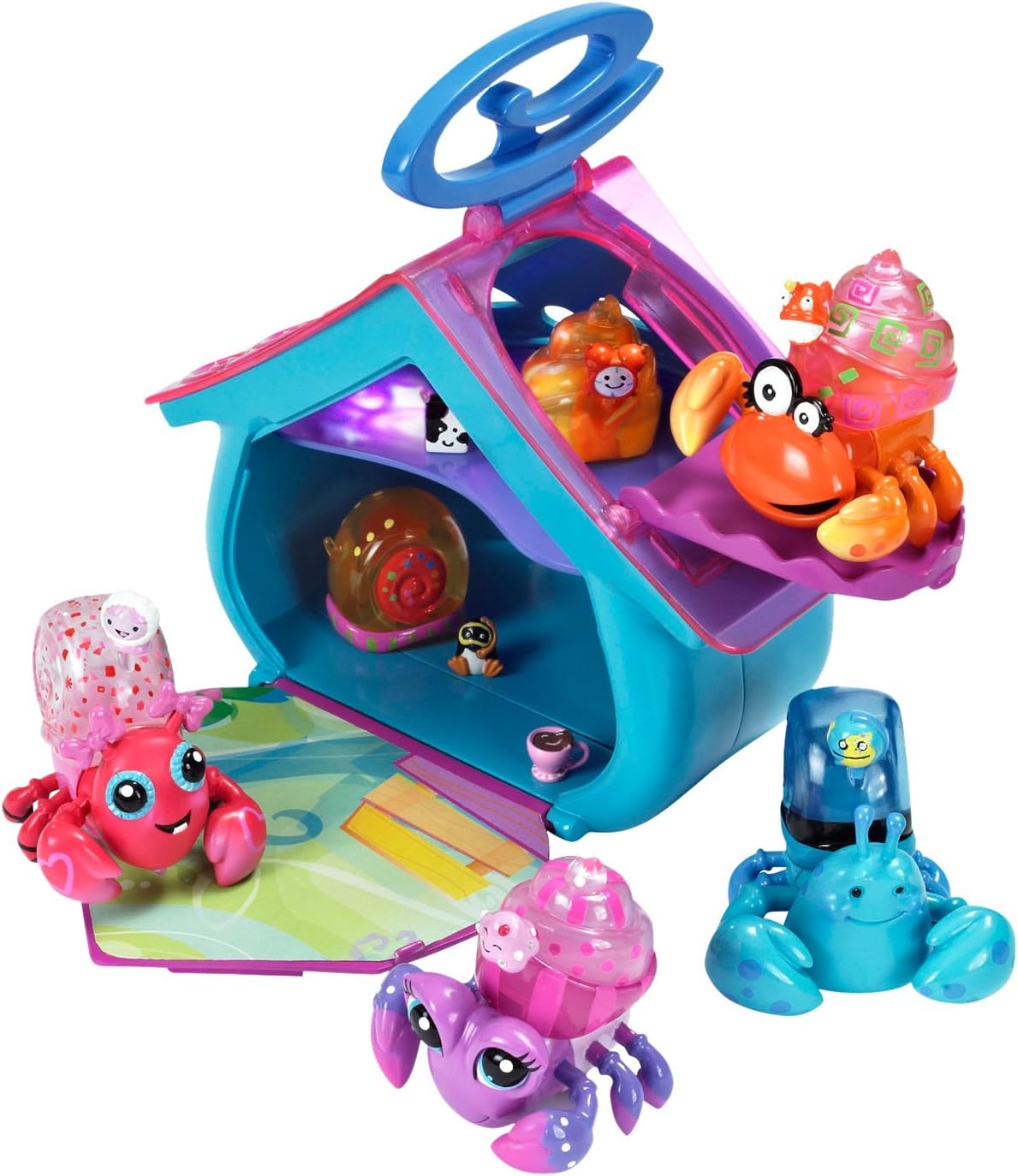 XiaXia Pets Hermit Crab Playset Confetti Cottage by Cepia LLC
