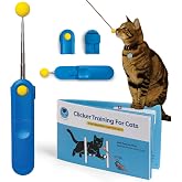 Cat School Cat Training Clicker Positive Reinforcement Training Tool | Fun &amp; Easy Training &bull; Improves Behavior &bull; Feline Enrichment &bull; Strengthens the Bond