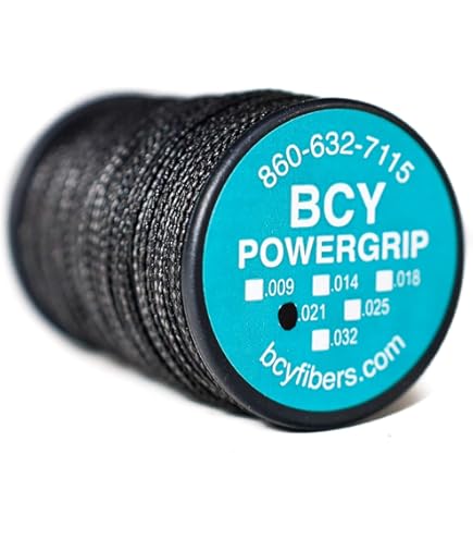 BCY Black 3D Archery Bow String Serving - 120 Yard Spool .017 Diameter