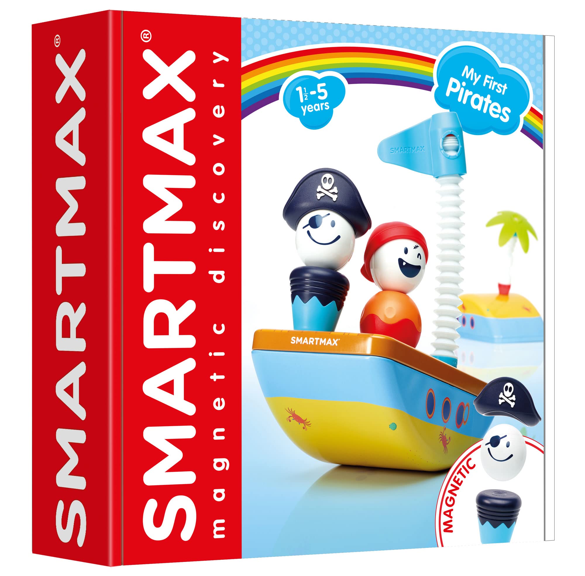 SMARTMAX - My First Pirates, Magnetic Construction, 1 1/2-5 Years