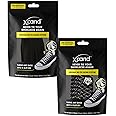 Xpand No Tie Shoelaces System with Elastic Laces - One Size Fits All Adult and Kids Shoes (Pack of 2)