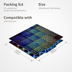 Upgraded Smooth PEP+PES Print Bed
