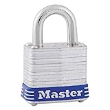 Master Lock 7D Outdoor Padlock with Key, 1 Pack