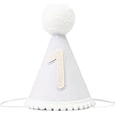 Glitter Boho 1st Birthday Hat - Conical Cap for Baby Celebration Crown Props