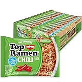 Nissin Top Ramen Noodle Soup, Chili, 3 Ounce
