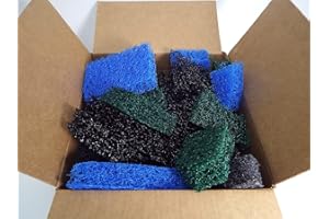 GREEN VISTA WATER GARDENS Green Vista Bio-Chunks for Pond and Water Garden Filtration (1 Cubic Foot) - Durable Ultra High Surface Area - A Great Economic Value for Matala Media