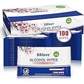 Bodybeau 75% Alcohol Hand Sanitizer with Aloe Moisturizer & Vitamin E for On-the-Go Use, All-Purpose Travel Wipes Count, Restaurant, Home Office