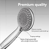 H&S Adjustable Shower Head High Pressure 5 Modes Chrome Handheld Universal view 3