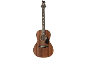 PRS Guitars 6 String SE P20E Parlor Acoustic Electric, Vintage Mahogany with Gig Bag, Right, (106997:VM)