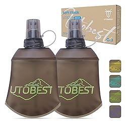 UTOBEST 150ml Soft Flask, 2 Pack Flexible TPU