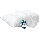 Royale Linens King Pillowcase Set of 2 - Bed Pillow Cover - 20" x 40" -White Pillowcases - 1800 Brushed Microfiber, Wrinkle &amp; Fade Resistant - Soft &amp; Cozy- King Size Pillow Case (White)