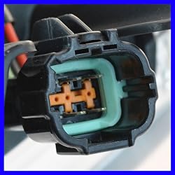 TRQ 2 Piece Headlight Assembly Set Chrome Bezel