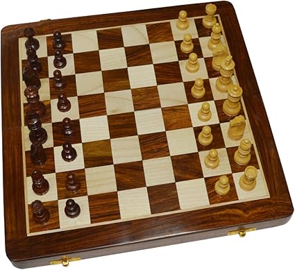 Ludus Magnetic Wooden Chess Set (12 Inches)