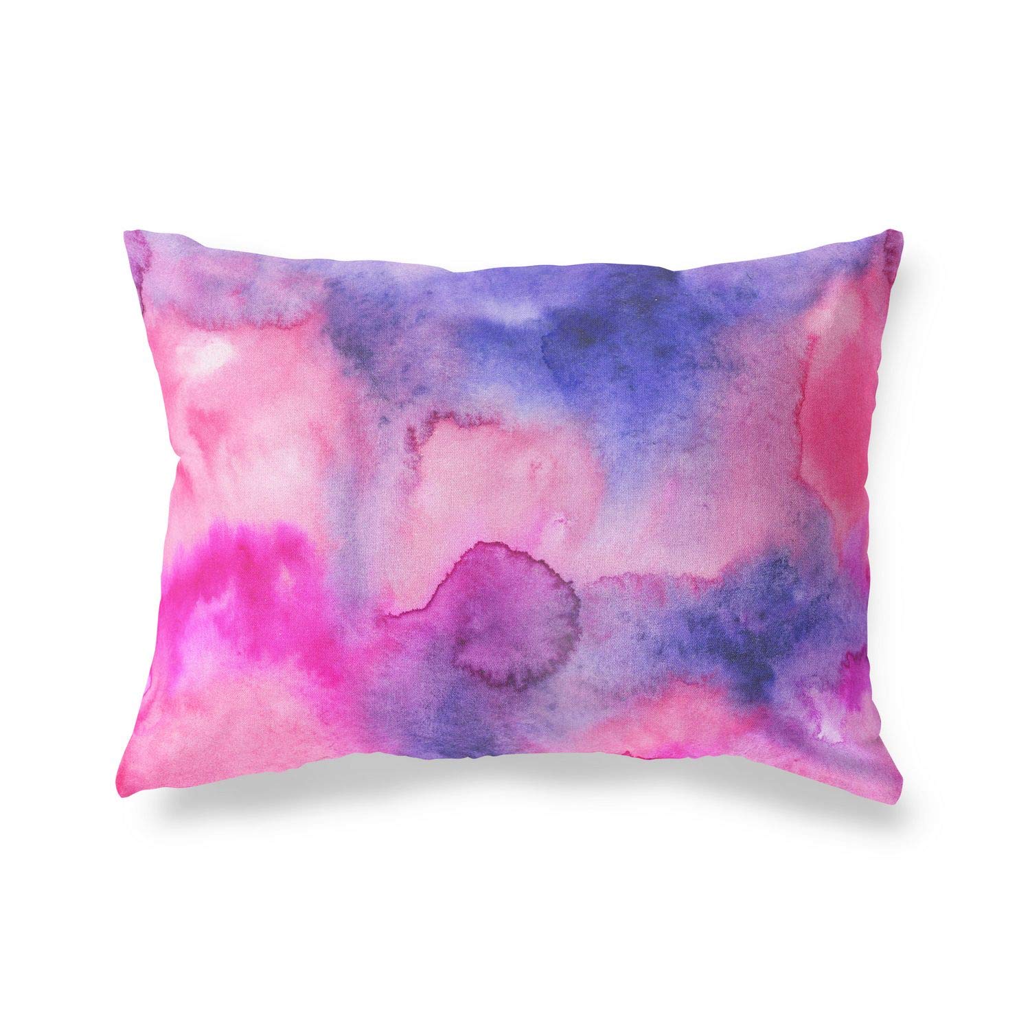 Bonamaison Decorative Cushion Cover Watercolor Theme, Throw Pillow Covers, Home Decorative Pillowcases for Livingroom, Sofa, Bedroom, Size:35x50 Cm - Designed and Manufactured in Turkey