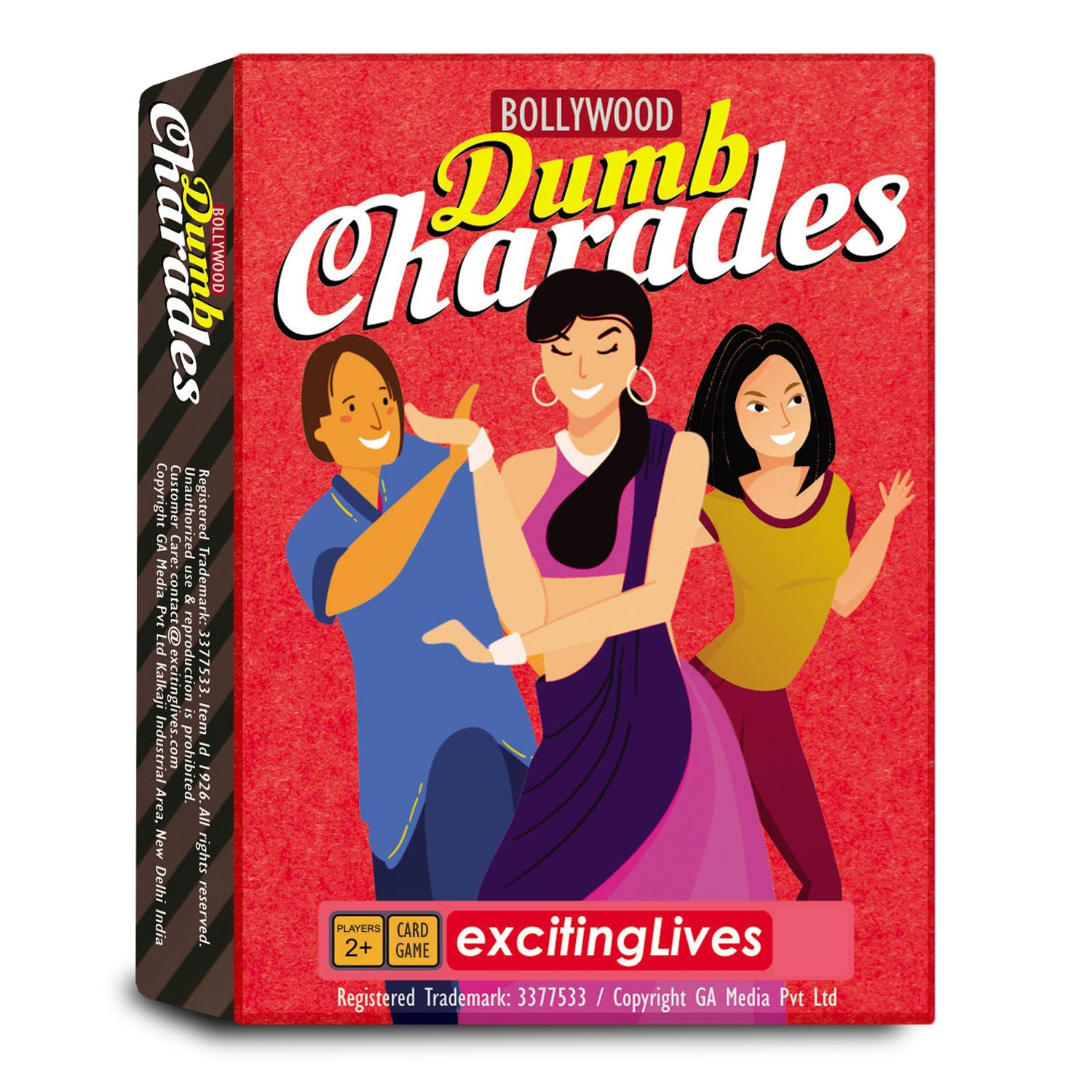 Photo 1 of exciting Lives Bollywood Dumb Charades - Movie Themed Card Game for Parties, Teens - 350 Movie Names