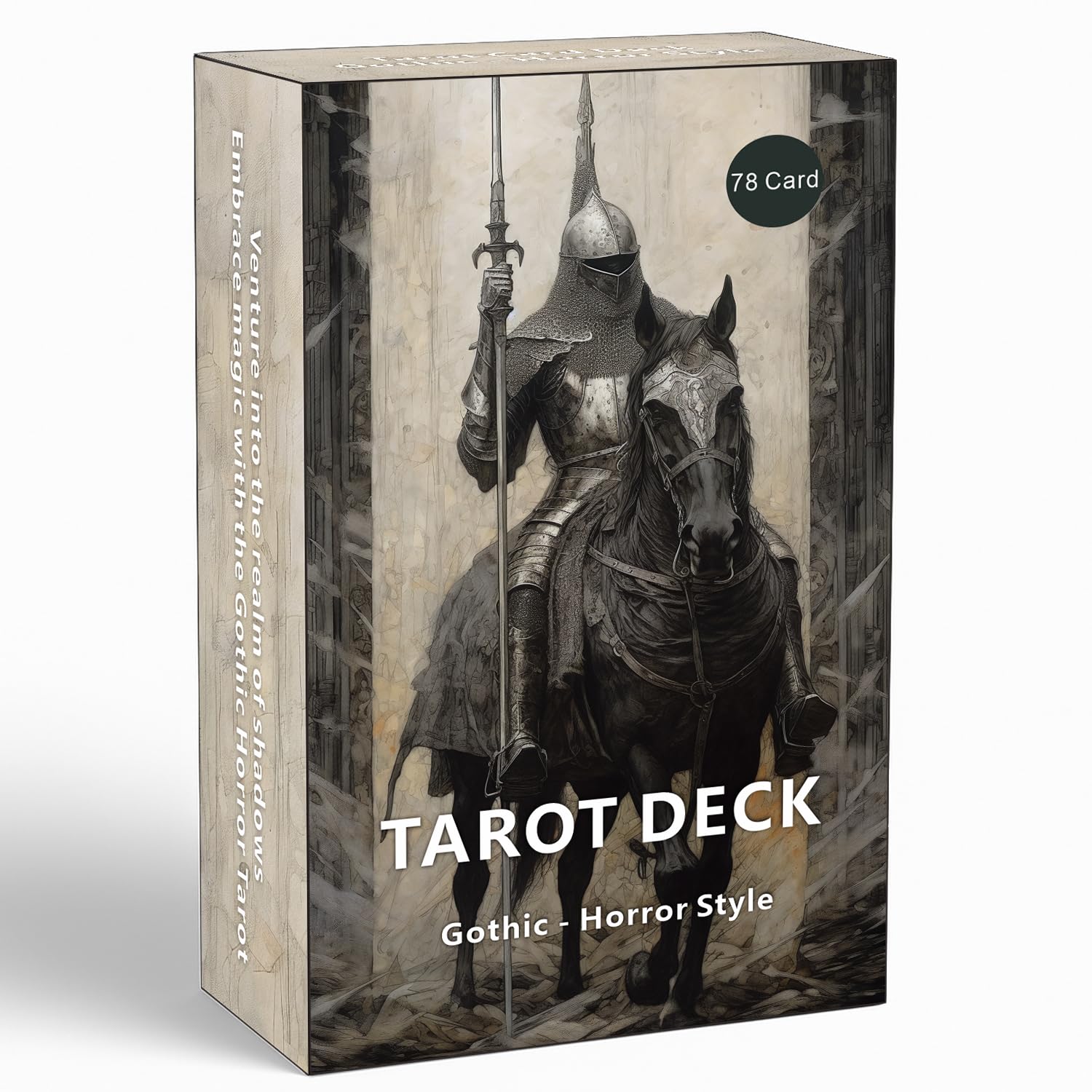 ZHQGYN 78 Tarot Cards, Tarot Cards Deck with Guide Book for Beginners, Fortune Telling Toys, Durable Cards, Suitable for Beginners to Experts, Creative Art Real Experience.
