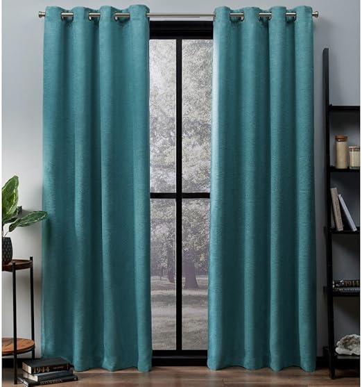 Curtains, Drapes & Valances Royal Blue 96"H Velvet Curtain Panel w
