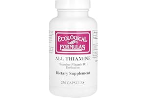 Ecological Formulas Allithiamine Vitamin B1 Capsule, 50 mg, 250 Count