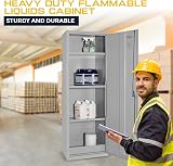 Horison Industries COSHH Cabinet - Fireproof Flammable Hazardous Substance view 6