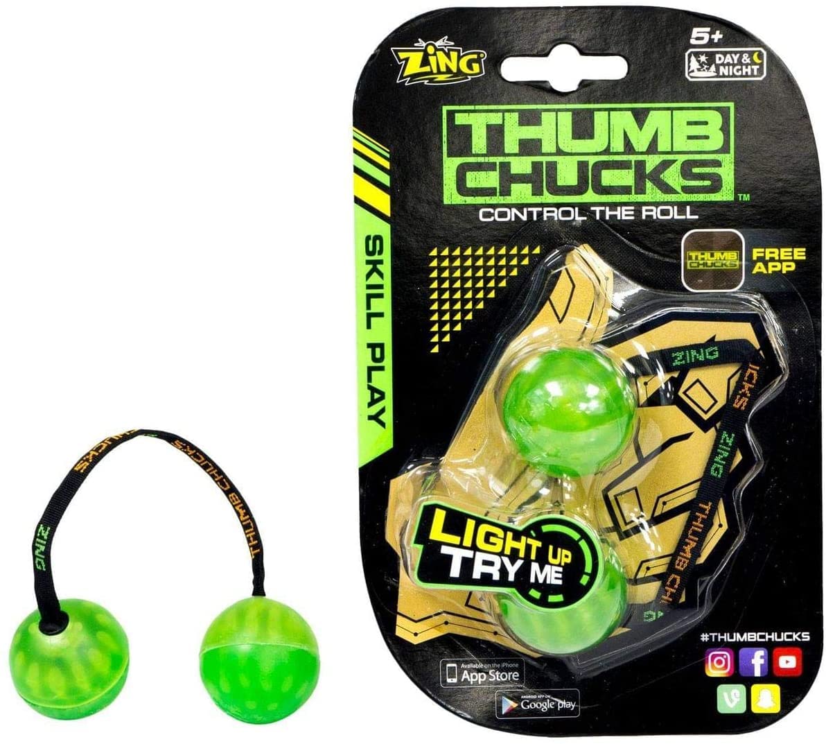 Cathys Candy Cart Every Day Play Thumbs Up Light Novelty Fidget Skill Toy. Party Bag Filler, Pocket Money Toy, Finger Acrobatics, 1 x RANDOM COLOUR SENT FROM BLUE, RED, GREEN, ORANGE, 20x12x5 (ZG888)